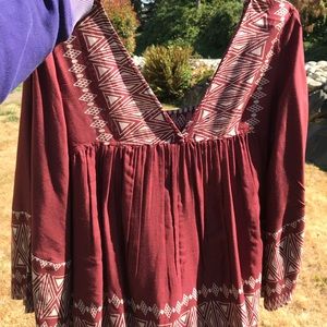 💞 NWOT World Market Aztec Blouse